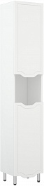 Corozo Шкаф пенал Мирра 35 белый – фотография-2